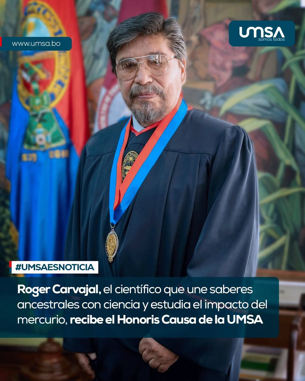 Dr. Roger Carvajal Saravia - Doctor Honoris Causa